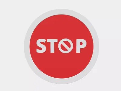 top traffic 3D illustration model 3D print model 3D model