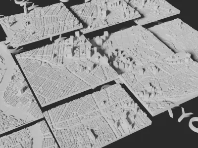 Tokyo Urban Diversity Printable  3D print model