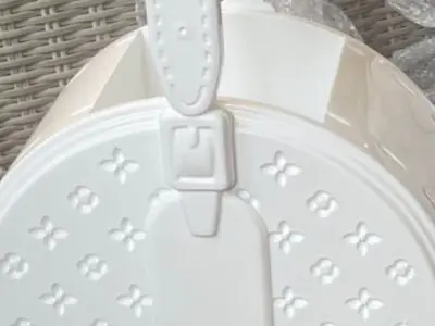 louis v circle bag vase Sculpture ART DECO L V 3D print model