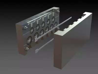 CNC mold Cheburashka excellent system for jig heads predators 3D print model