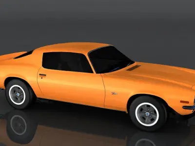 Chevrolet Camaro 1970 Low-poly 3D model