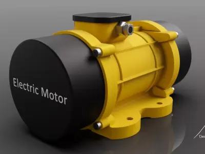 Electric Motor 3D model 13
