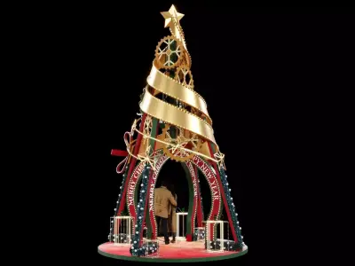 Chirtsmas tree Decorative 3D model