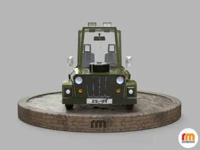 Car classic model design 3D model