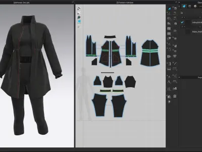 Sportwear Set 3D model