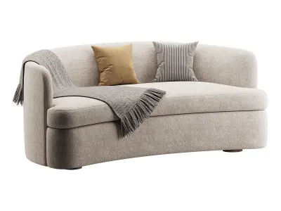 Tor Sofa With Cushion 3D model