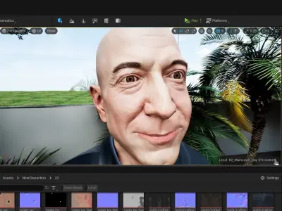 Jeff Bezs 3D character--coolgames 3D model