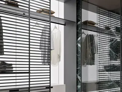 modern dressing room 3D model