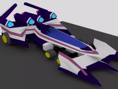 car cyber formula ogre 3D model