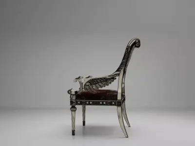 Baroque dining set 3D print model