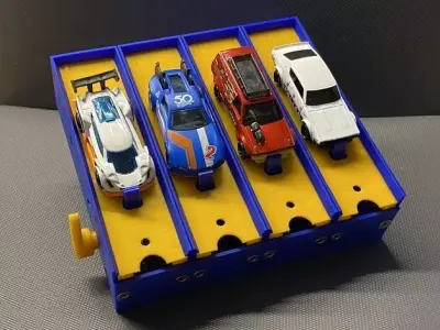 THE N-LANES DIECAST CAR STARTER BOX 3D print model