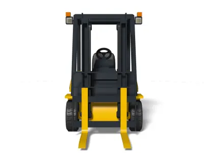 forklift truck 3D model get