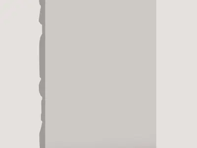 Ancient Battered Boulder Wall 3D model