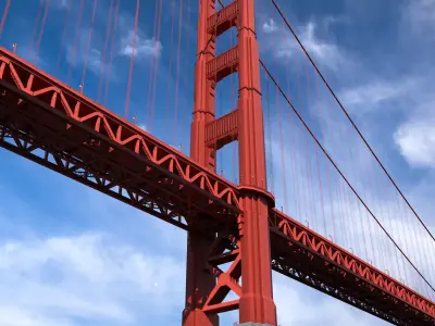 Golden Gate Bridge 3D model