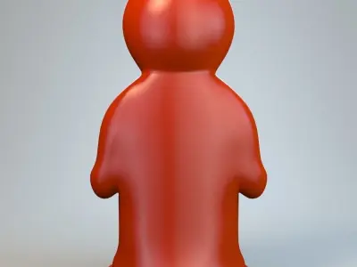 Model of a high detail Figurine Print 3D model