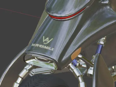 Superbike Wiregen Hypermile 3D model