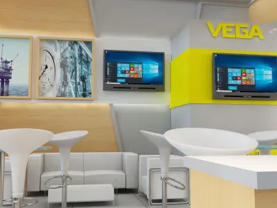 Booth Exhibition Stand a223b 3D model