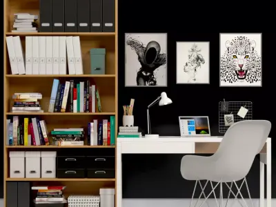 Office furniture 24 3D model