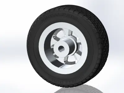 Custom wheels Legendary Wheels LW70 for your scale model 3D print model