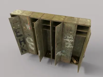 Abandoned Locker 3D model