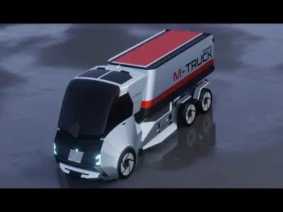 Truck design concept 24 3D model