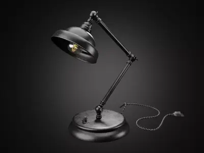 Vintage table lamp 3D model