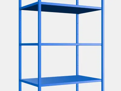 PLATSA Open shelving unit 3D model