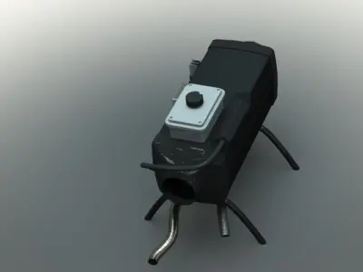 5kW Diesel Heater  Free 3D model