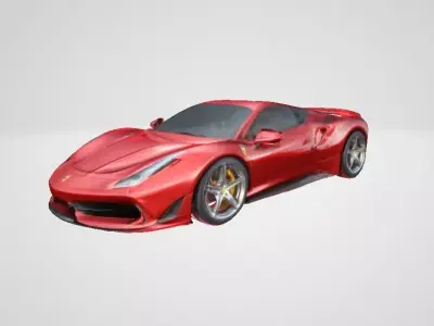  High-Resolution Realistic 3D Car Model 3D model