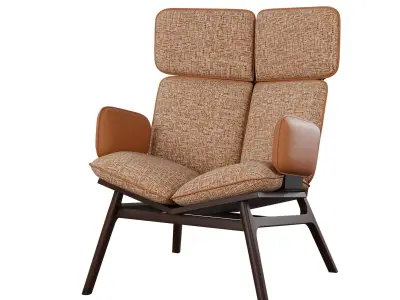 Armchair hotel restaurant 3D model