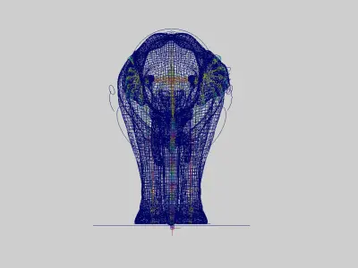 elephant 3d rig model 3D model purchase