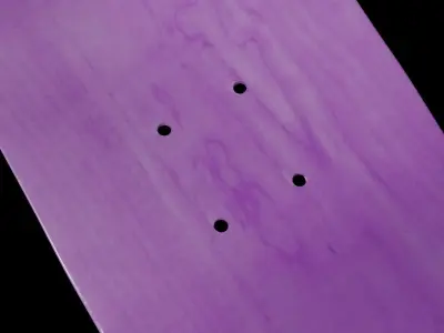 Realistic skateboard deck  3D model