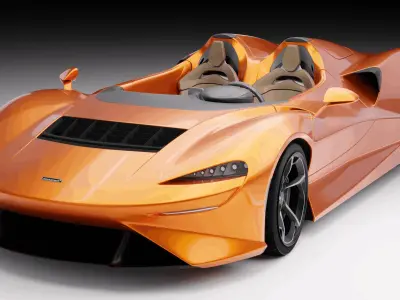 McLaren Elva 3D model