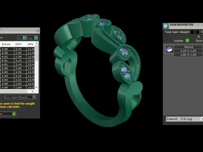 ring code 178 3D print model