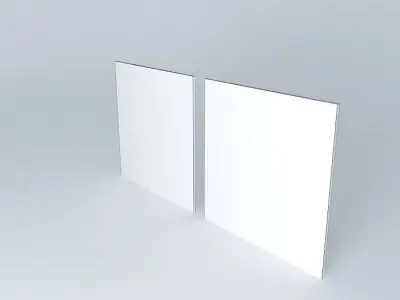 Roberta Dacosta Acrylic on two screens  Free 3D model