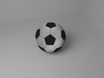 Soccer Ball Free low-poly 3D model shop