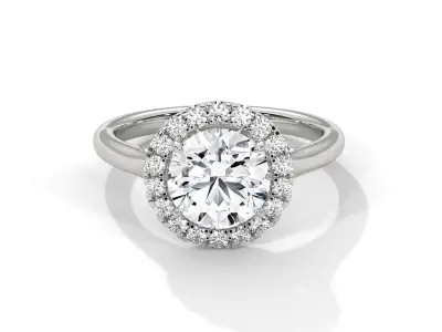 solitaire ring with detail images and 360 render videos 35 3D print model
