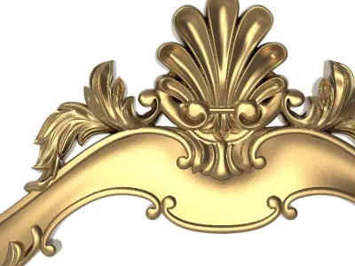 Carved Picture Frame 3D model