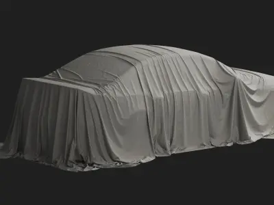 Ordinary Car Cover 04 3D model