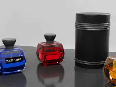 Luxury Perfume Bottle 3D model