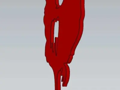 Wonderful Artificial Hen Home and Garden Outdoor Lawn Decor 3D model