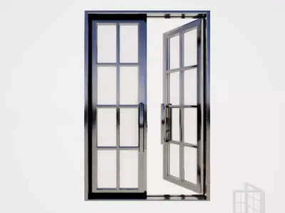Hinged Doubledoor 03 3D model