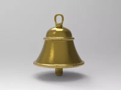 Bear Bell Low-poly 3D model