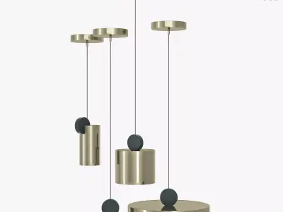 Cale pendant light 3D model