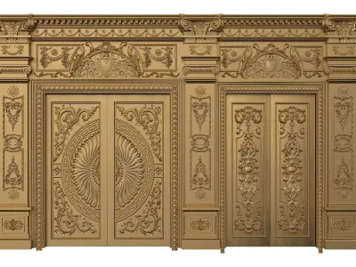 Royal Door 5 3D model