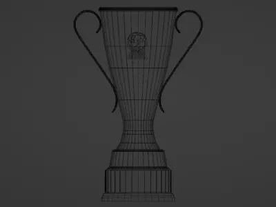 AFF Cup trophy 3D model