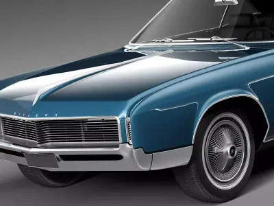 Buick Riviera 1966 3D model