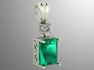 Pendant 58 3D print model