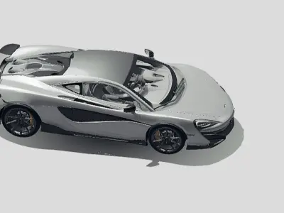  McLaren 600LT 2019 3D Model 3D model