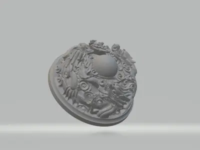 Chinese Furnace Cover 3D print model